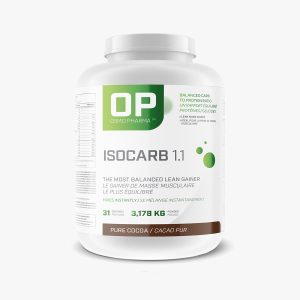 Un contenant Isocarb 1.1 de 3.178 KG à la saveur de cacao pur